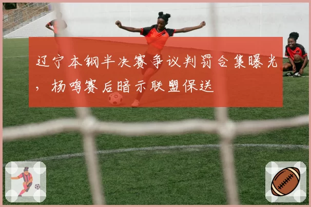 辽宁本钢半决赛争议判罚合集曝光,杨鸣赛后暗示联盟保送